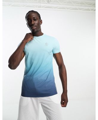 Gym King Ombre t-shirt in blue