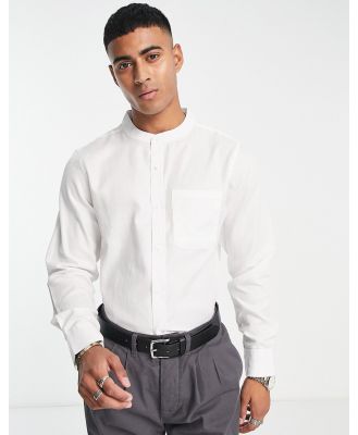 Harry Brown linen smart shirt in white