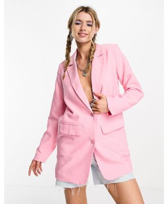 Heartbreak single breasted blazer in pink