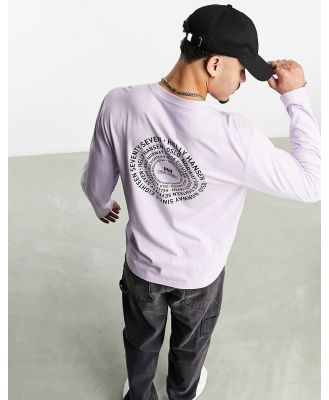 Helly Hansen Move long sleeve top with back print in purple