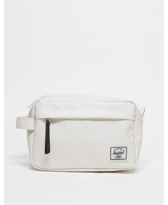 Herschel Supply Co Chapter weather resistant travel kit in off white
