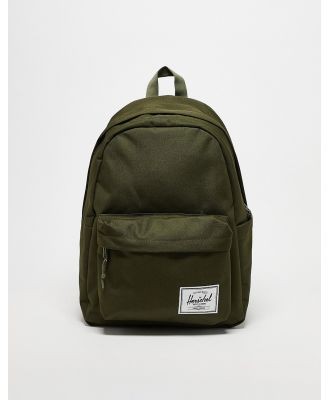 Herschel Supply Co classic backpack with laptop sleeve in dark green