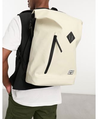 Herschel Supply Co roll top backpack in beige-Neutral