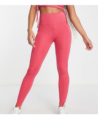 HIIT leggings with ruched detail in pink