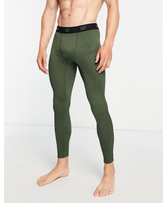 HIIT training legging shorts in khaki-Green