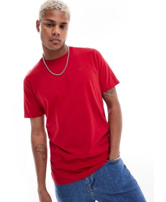 Hollister crew neck t-shirt in red
