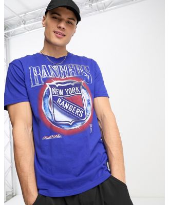 Hollister NHL NY Rangers hockey print t-shirt in blue