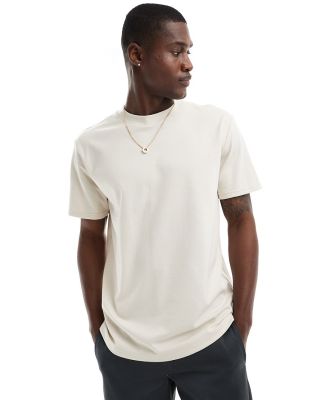 Hollister relaxed fit cooling t-shirt in beige-Neutral