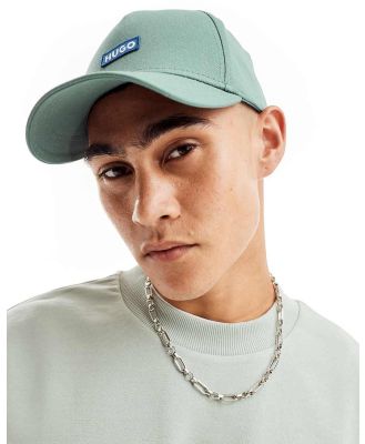 HUGO Blue Jinko baseball cap in light green