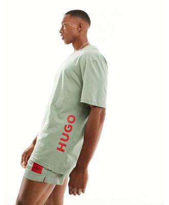 HUGO relaxed t-shirt in light pastel green