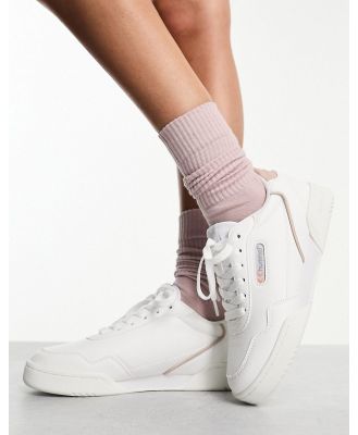 Hummel Forli sneakers in white and rose