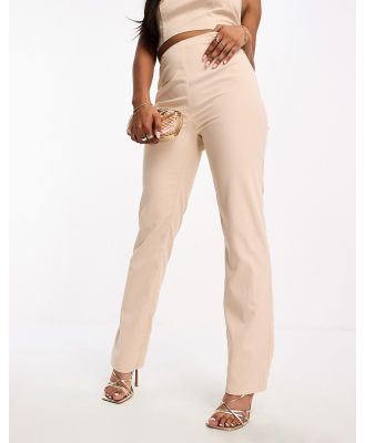 I Saw It First straight leg pants in cream-White