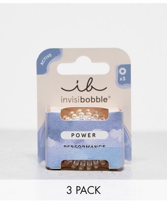 invisibobble Power Hair Spirals x3 - Crystal Clear