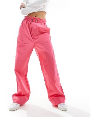 InWear Tania pants with drawstring cuffs in pink