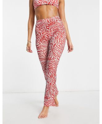 It's Now Cool Premium festival beach pants in fuego red