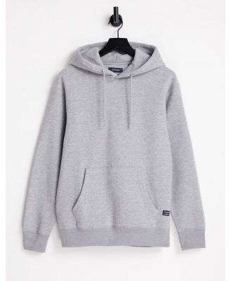Jack & Jones Essentials oversized hoodie in light grey