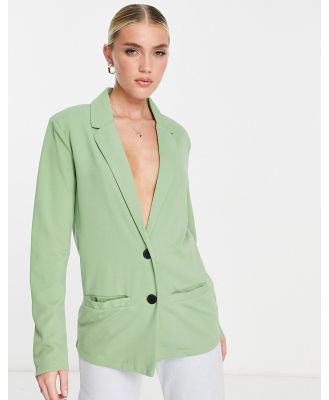 JDY relaxed blazer in green