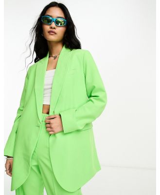 JJXX Mary oversized blazer in green (part of a set)