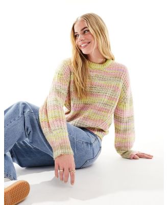 JJXX space dye knitted jumper in lilac-Purple