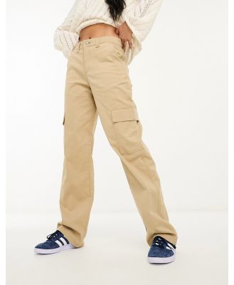 JJXX straight leg cargo pants in beige-Neutral