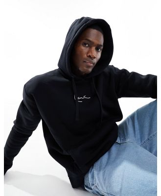 Karl Kani signature logo pullover hoodie in black