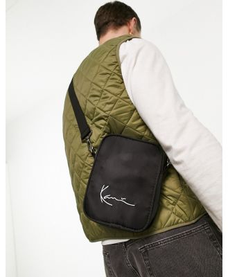 Karl Kani signature small messenger bag in black
