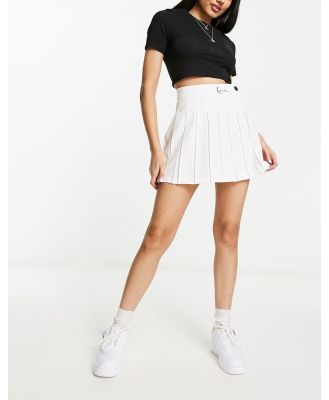 Karl Kani signature tennis skirt in white