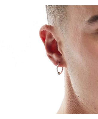 Kingsley Ryan sterling silver 14mm ball hoop earrings