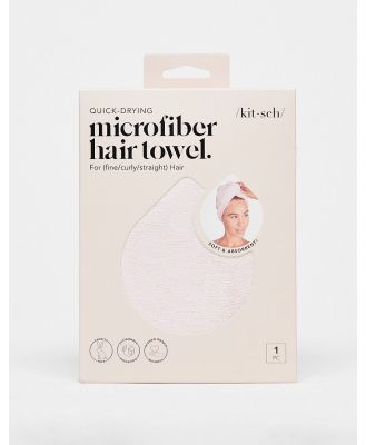 Kitsch Microfibre Hair Towel - Blush-No colour