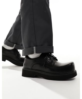 KOI oversized derby shoes in black