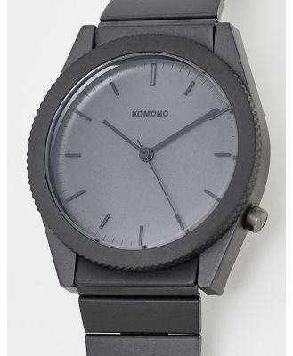 Komono Ray solid watch in gunmetal grey