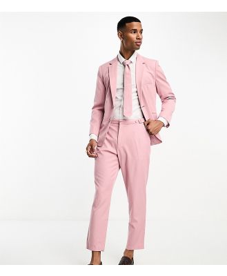 Labelrail x Stan & Tom fitted tapered suit pants in salmon pink (part of a set)