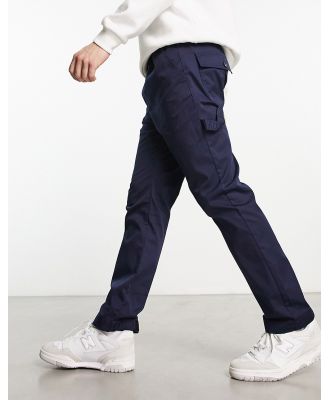 Le Breve carpenter pants with velcro cuff in navy