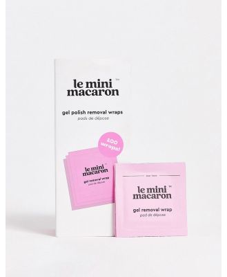 Le Mini Macaron Pre Soaked Gel Remover Wipes x100-No colour
