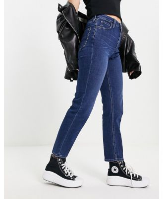 Lee Jeans Carol straight jeans in dark wash-Navy