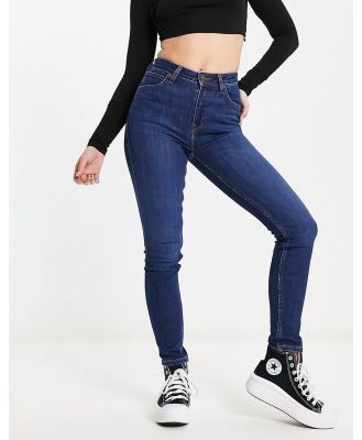 Lee Jeans Ivy super skinny high rise jeans in indigo-Navy