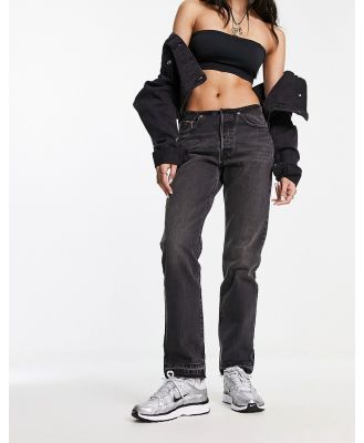 Levi's 501 jeans with mini waist in black