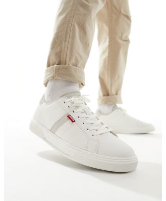 Levi's Archie leather sneakers with cream backtab in white
