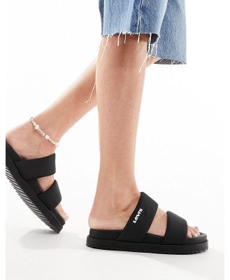 Levi's Lydia padded sandals in black