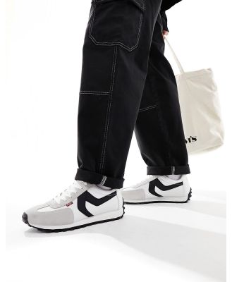 Levi's Stryder runner sneakers in white and navy with logo