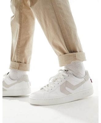 Levi's Swift leather sneakers in white with cream backtab