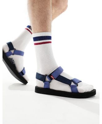 Levi's Tahoe sandals in navy with logo
