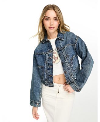 Levi's tailored 90s trucker jacket in mid wash blue