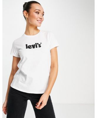 Levi's The Perfect t-shirt in cream-White