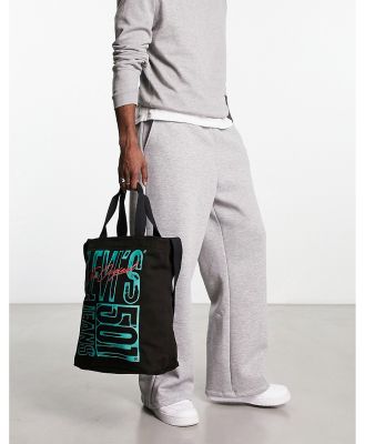 Levi's tote bag in black with 501 jeans birthday print and logo