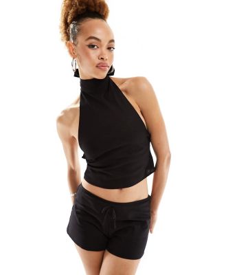 Lioness low rise shorts in black (part of a set)