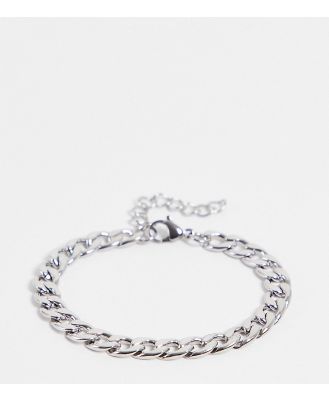 Lost Souls stainless steel curb chain bracelet in silver