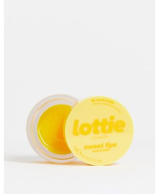 Lottie London Sweet Lips Mango Sorbet Lip Balm and Scrub-Yellow