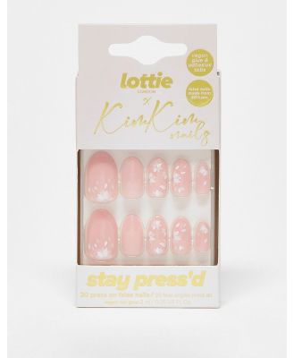 Lottie London x KimKim Stay Press'd False Nails - Glazed and Unfazed-Multi