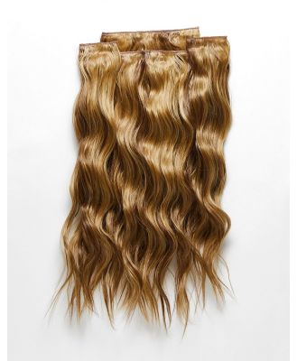 Lullabellz 22 Five Piece Brushed Out Waves Hair Extensions-Brunette